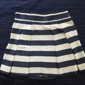 ASOS Pleated striped skirt